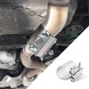 PACLVIO Exhaust Clamp, Exhaust Pipe Clamp, 2.25'' Butt Joint Stainless