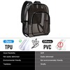 HEEYA Clear Backpack Heavy Duty Transparent Backpack for Security, Sports,