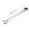 sourcing map 7/16 Inch Ratcheting Combination Wrench SAE 72 Teeth