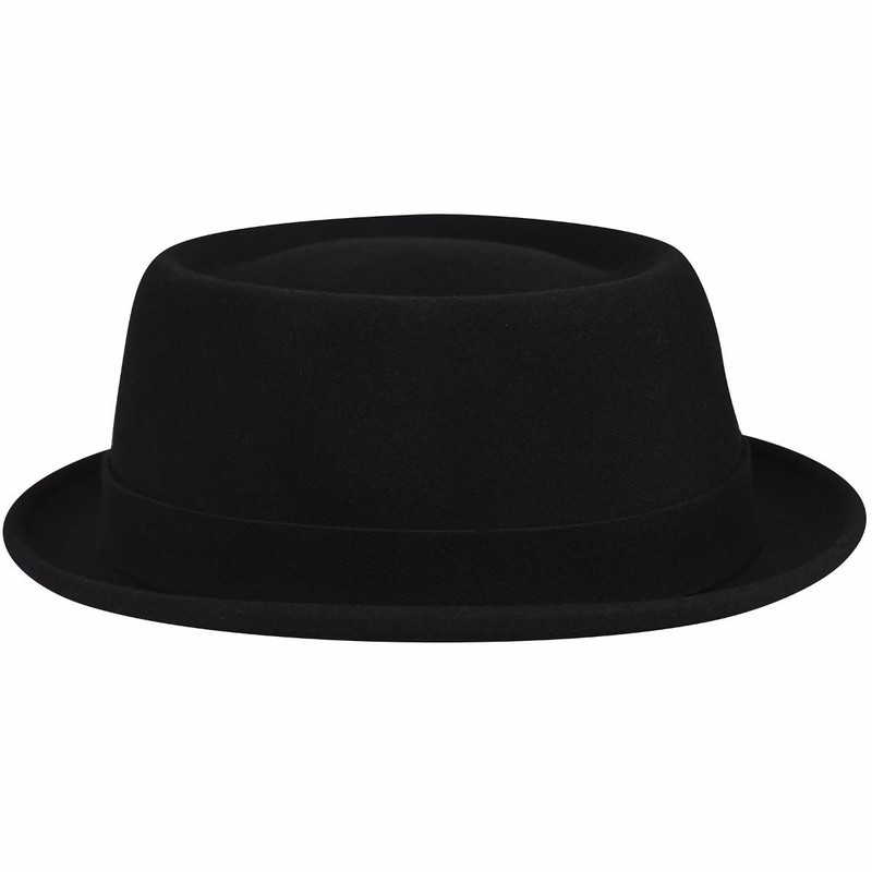 Kangol LiteFelt® Pork Pie - Black/S Black, Small
