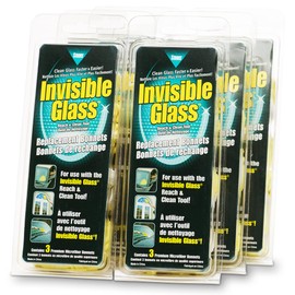 Invisible Glass 95183-6PK Reach and Clean Tool Replacement Bonnet, 6 Pack