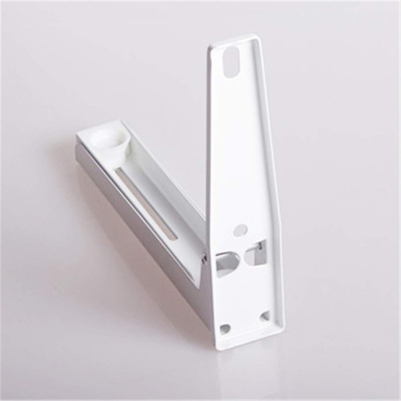 Nueva plegable blanco estiramiento estante expositor para horno microondas abrazadera