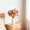 130Pcs Bright-Coloured Dried Flowers Bouquet 17Style