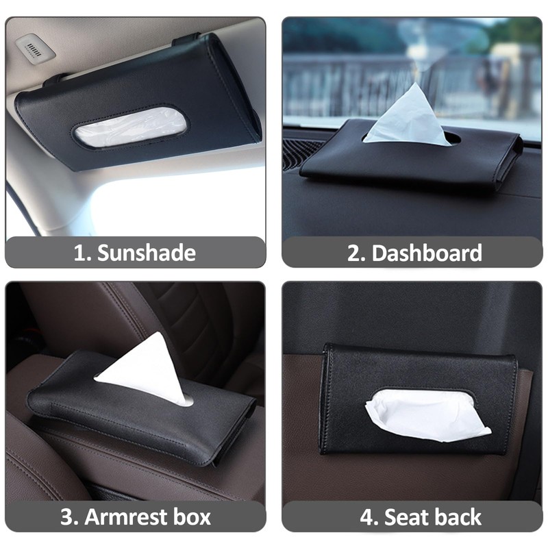 HIAHXC 1 x Car Tissue Box, Tissue Box for Car,