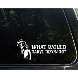 Titoland Diamond Graphics What Would Daryl D. Do? (9" x 4") Die Cut Decal Bumper Sticker for Windows, Cars, Trucks, Laptops, Etc