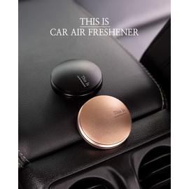 This Is Car Metal Air Freshener Aromatherapy Diffuser Essential Oil Fragrance for Car with Non-slip Pad Gold Grass Ade