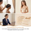 16 Pcs Hair Clips Women Gold Bobby Pins Decorative Pearl