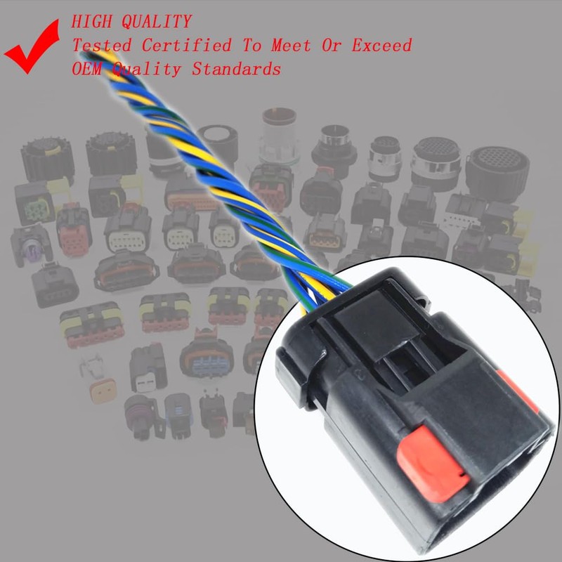 Set of 1PCS EGR Exhaust Gas Recirculation Valve Connector Harness
