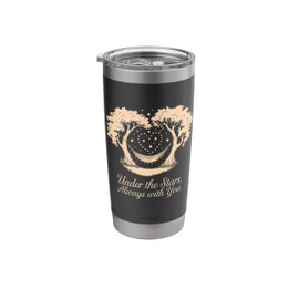 Camping Lover Valentine Under the Stars Always Stainless Steel Insulated Tumbler