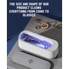Ultrasonic Cleaner for Eyeglass, Glasses, Retainer, Jewelry, Silver, Earring, Retainer,