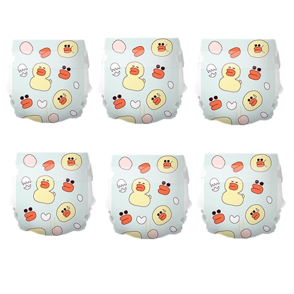 Pedolltree Reborn Baby Dolls Diapers for 18-24 inch Newborn Doll- 6-Piece Pack