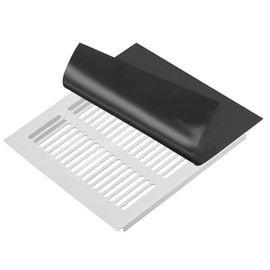 PATIKIL 11.9" x 11.9" Magnetic Vent Cover, Floor Wall Air Registers Cover Magnet Vent Blocker for Home RV HVAC Fireplace Furnace, Black