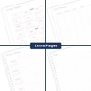 Cambridge Agenda semanal y mensual 2023, 8-1/2 x 11 pulgadas,