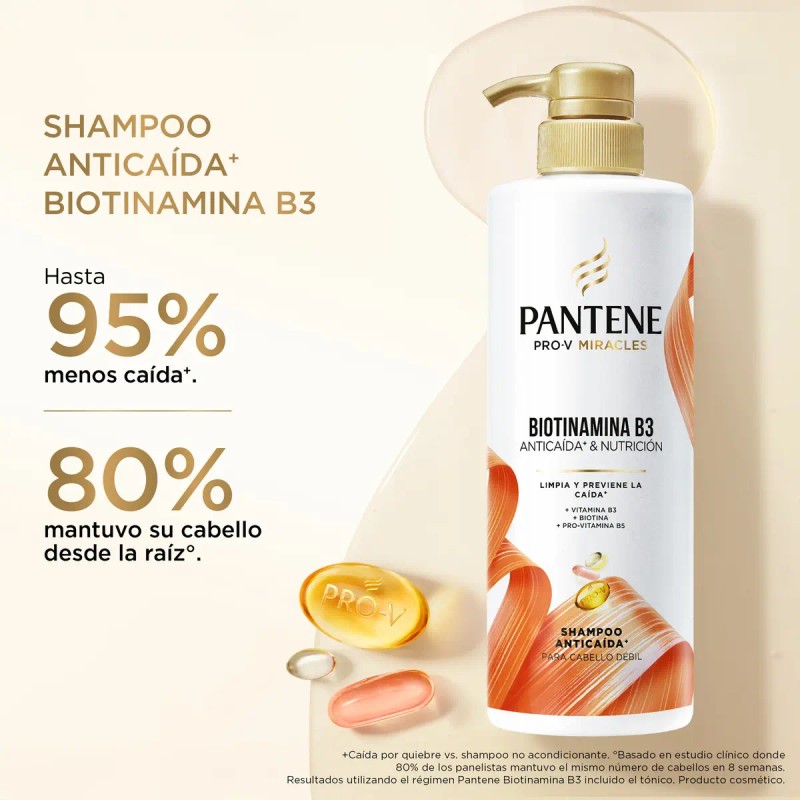 Shampoo Pantene Anticaída Biotinamina 510