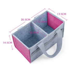 Vicloon Bag for Toniebox Starter Set and Accessories Storage Bag, Toniebox Audio Player Felt Organizer Bag, Travel Carrying Bag with Handle for Toniebox, Carrying Case Bag for Toniebox & Accessories