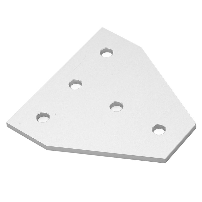 5PCS Flat Tie Plate Aluminum Alloy 5 Holes Compression Resistance