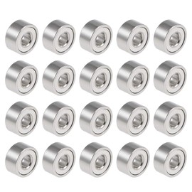 TOP-VIGOR 20Pcs 682ZZ Deep Groove Ball Bearings, Z2 2mm x 5mm x 2.3mm Double Sealed Industrial Bearings, Chrome Steel Skateboard Bearings for Electrical Instrument Equipment