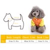 Dog Cute Raincoat Hooded Cloak Rain Jacket Cover Waterproof Polyester
