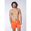CHIEMSEE Swim Shorts with Label Symbol and Pockets, Shock Orange