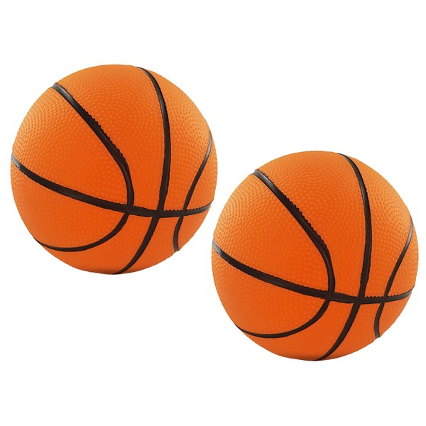 Botabee Kids Pool Basketball 2 Pack | Compatible with Intex Floating Hoops Poolside Basketball Game and Other Pool Basketball Hoop | Mini Ball for Outdoor and Poolside Play