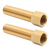 VIKKSAER Brass Extension Pipe Fitting, 1/2" Male X 1/2'' Female