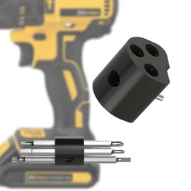 20V Drill Bit Holder Compatible with ‎DeWalt Impact Driver Tool Organizer Holds 6 Bits, Fit for Milwaukee M18 M12 Screwdriver Bit Holders