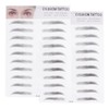 WOONEKY Eyebrow Spoolie Tool 2pcs Eyebrow Transfer Stickers Brow Tint