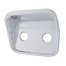 C2W Chrome Air Valve Bezel Cover for 2006+ Peterbilt 379384386387388389
