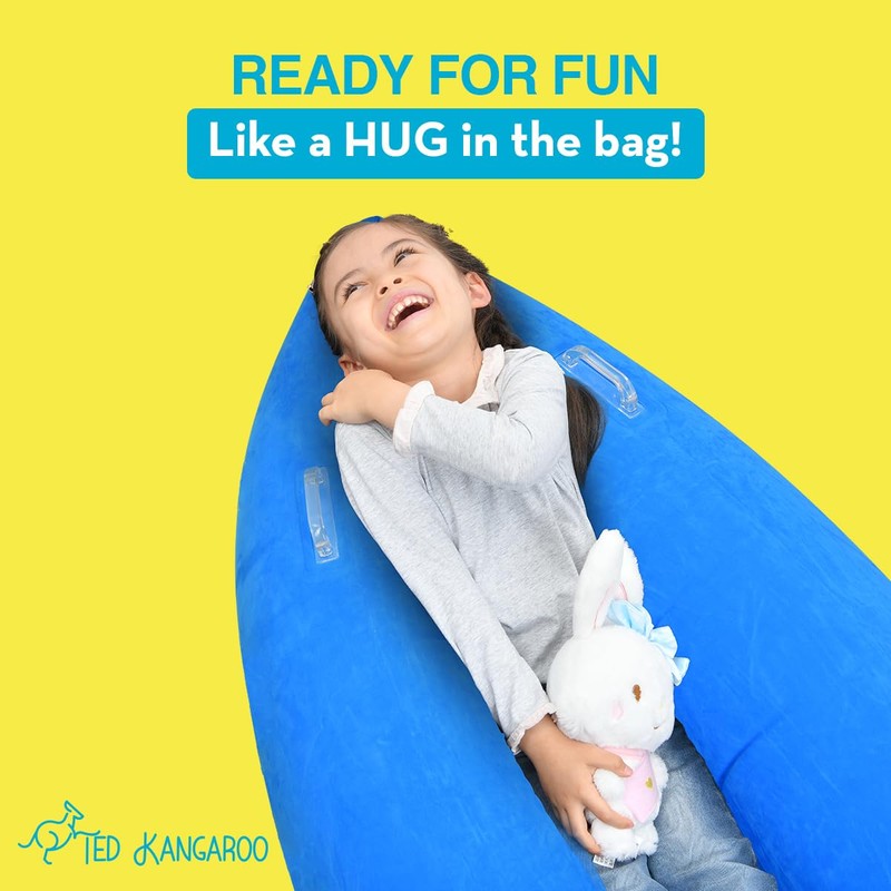 Sensory Chair for Kids - Inflatable Peapod for Children, Includes