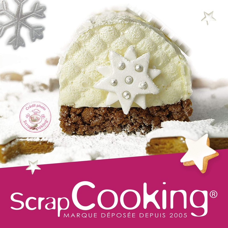 Scrapcooking 1910 Yule Log Mould with Insert Stainless Steel Multi-Coloured
