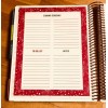 Handmade Christmas Holiday Meal Planner for use with the Erin