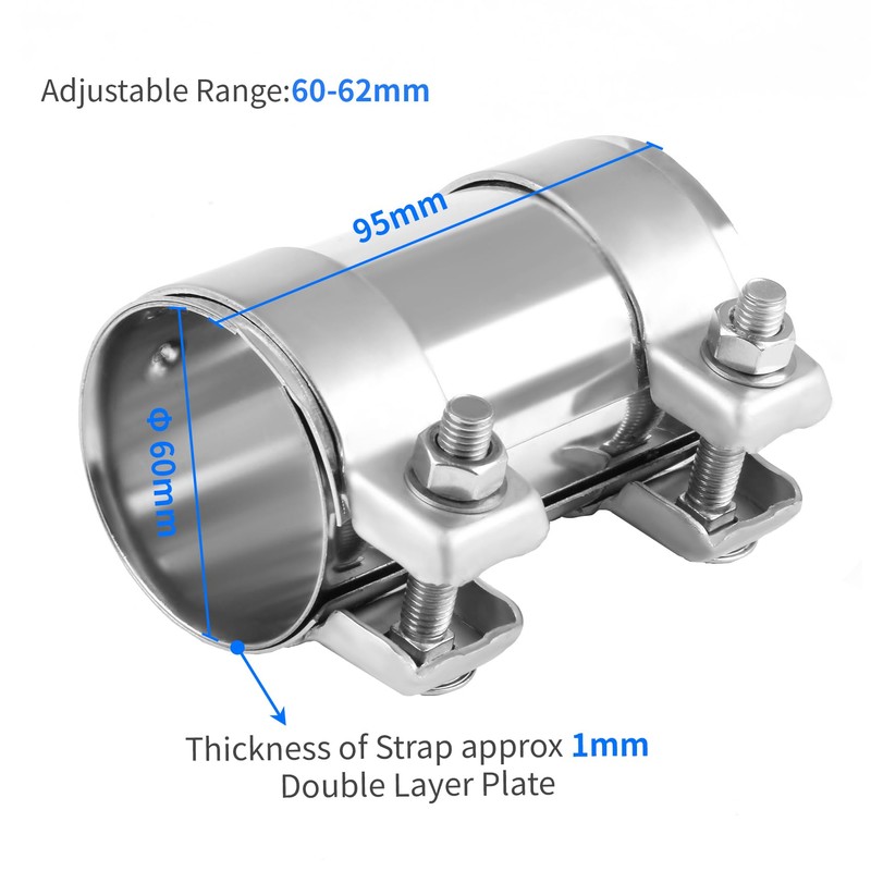 DOCAS 2pcs Diameter 60 mm x 95 mm Length Double