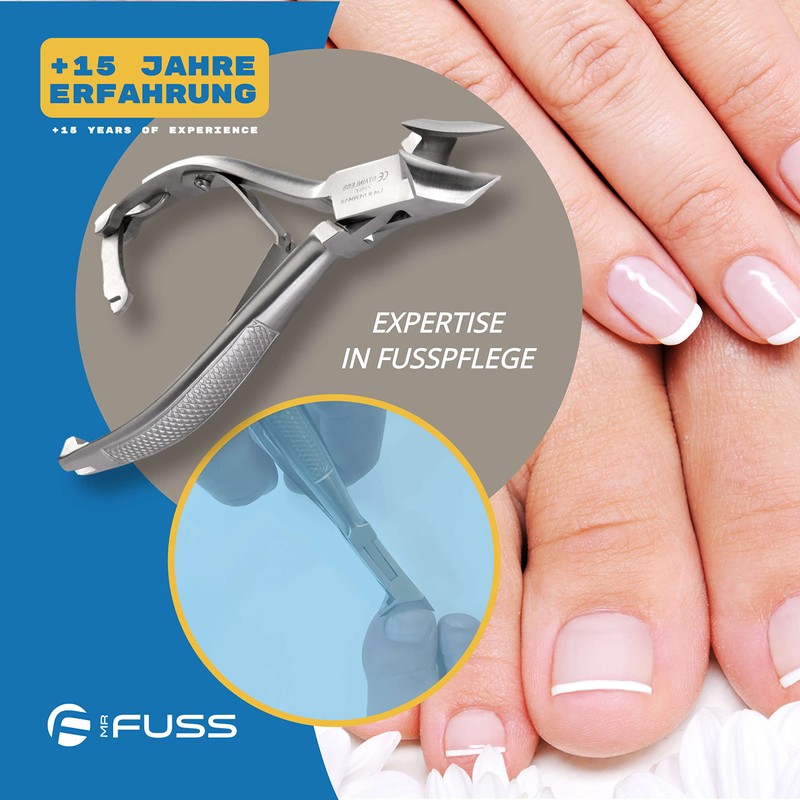 Mr. Fuss® Head Cutter Nail Clippers for Toenails 14 cm