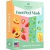 Plantifique Foot Peel Mask – 2 Pairs Exfoliating & Dermatologically