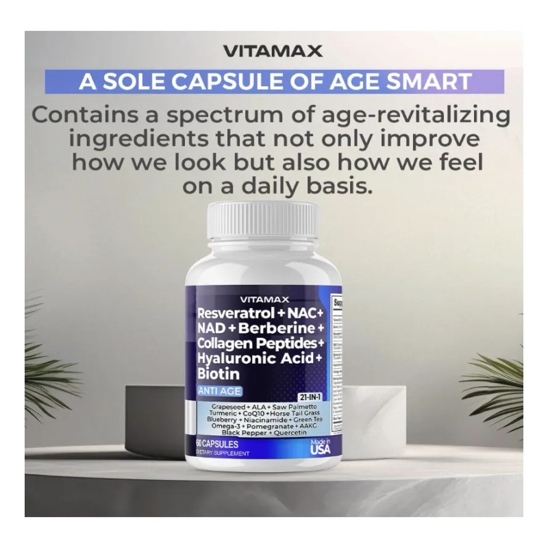 Protección Antioxidante + Juventud 60caps Americano Premium