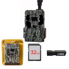 Generic Browning Defender Pro Scout Max HD Trail Game Camera Bundle Includes Security Box + 32GB Memory Card and J-TECH Card Reader (24MP) | BTCPSMHD