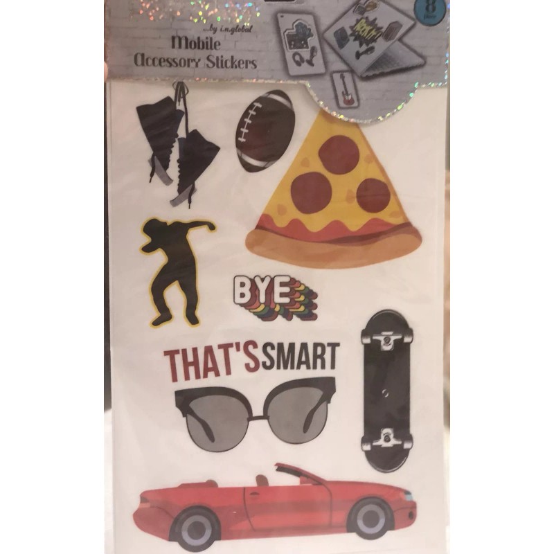 i.n.global POP SHOP MOBILE ACCESSORY STICKERS (8) By IN Global