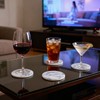 Absorbent Ceramic Coaster Sets of 6 with Holder, Marble Style