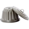 Staedter Water Bath Shape with Lid, Silver, 20 x 14