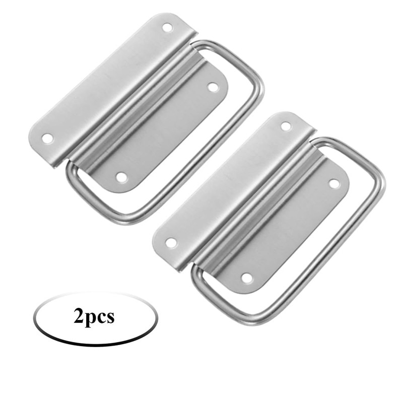 Vasemele Pack of 2 Box Handle Door Handle Stainless Steel