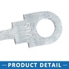 A ABSOPRO 50A Flat Fuse Strip Metal Silver Tone for