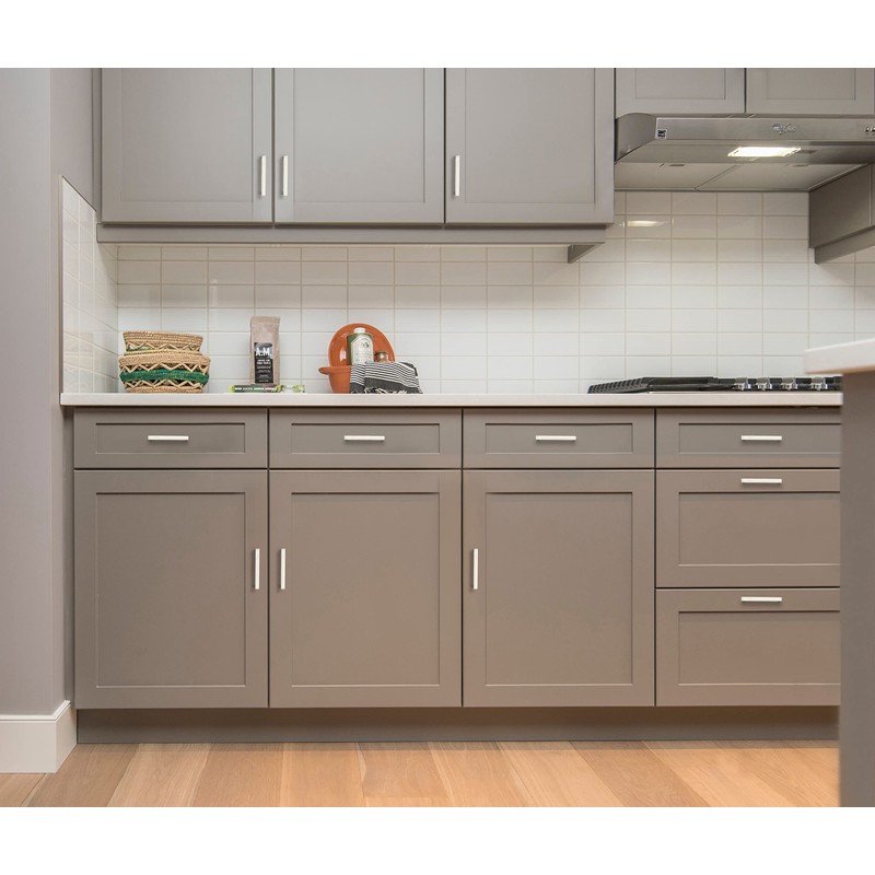 Ravinte 10 Pack Solid 3-3/4 Inch Kitchen Square Cabinet Handles