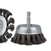 Drill Wire Brush Set Deburring Rust Removal Cleaning Polishing Twisted