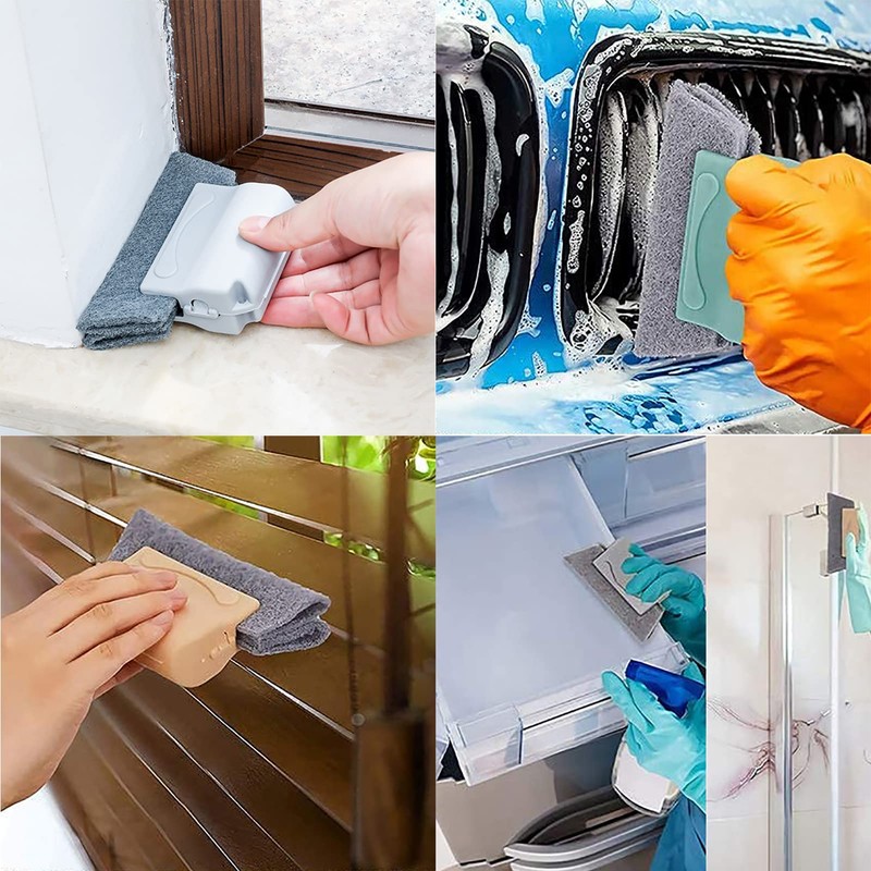5 cepillos mágicos de limpieza de ventanas, cepillo de limpieza
