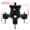 0.25" Screw Mount Mini Tripod Tribrach, Rotatable Tripod for Leica