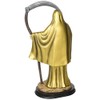 12 Inch Gold Santa Muerte Saint Death Grim Reaper Statue