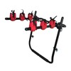 Bike Trunk Mount Rack, 3-Bicycle Car Carrier Rack，Portable Trunk-Mount Bike