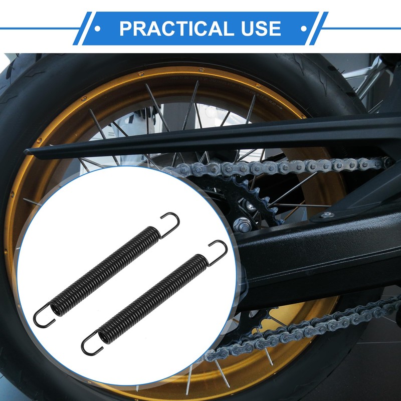 VekAuto 2 Pcs Motorcycle Kickstand Spring Compatible for GY6-125, Stainless