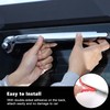 Windshield Wiper Blades Trim Cover,Front & Rear Window Wiper Arm