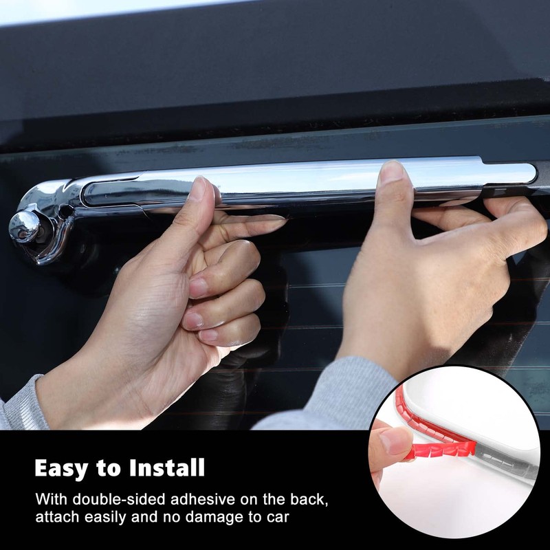 Windshield Wiper Blades Trim Cover,Front & Rear Window Wiper Arm